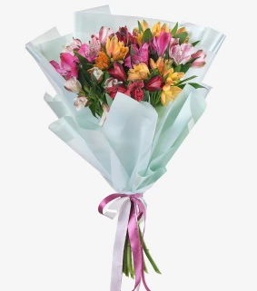 9 Alstroemerias